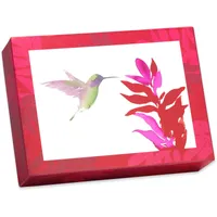 Papyrus Blank Cards with Envelopes, Watercolor Hummingbirds (20-Count)