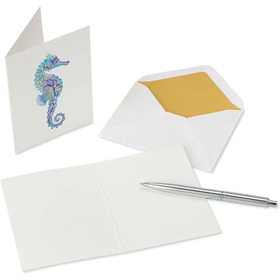 Papyrus Thank You Cards with Envelopes, Sea Creatures