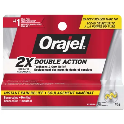 Double Action Toothache and Gum Relief Gel