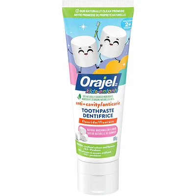 Kids Natural Marshmallow Flavour Anti-Cavity Fluoride Toothpaste