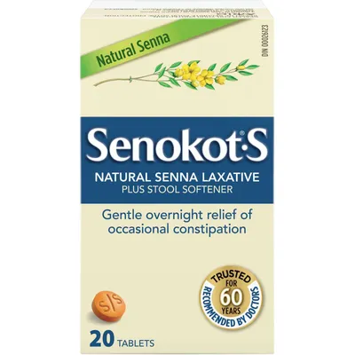 Senokot®-S  Natural Laxative 20's