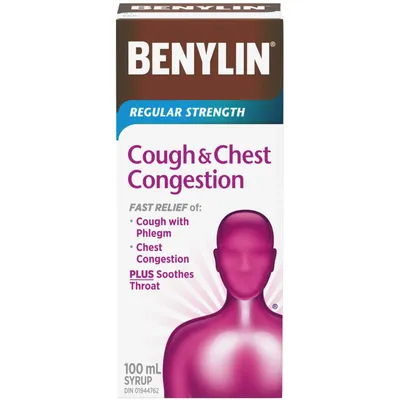 Regular Stregnth Cough & Chest Congestion Relief Syrup