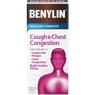 Regular Strength Cough & Chest Congestion Relief Syrup