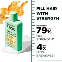 Fructis Hair Filler + Vitamin C Strength Repair Sulfate-Free Conditioner, for Weak Damaged Hair, up to 4X Less Breakage & 79% More Strength