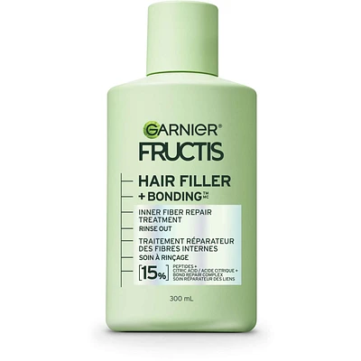 Fructis Hair Filler + Bonding Fiber Repair Pre-Shampoo Treatment, For Damaged Hair, Repairs & Strengthens Broken Bonds, Fills Hair with Strength 7 Layers Deep