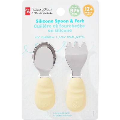 Silicone Spoon & Fork for toddlers