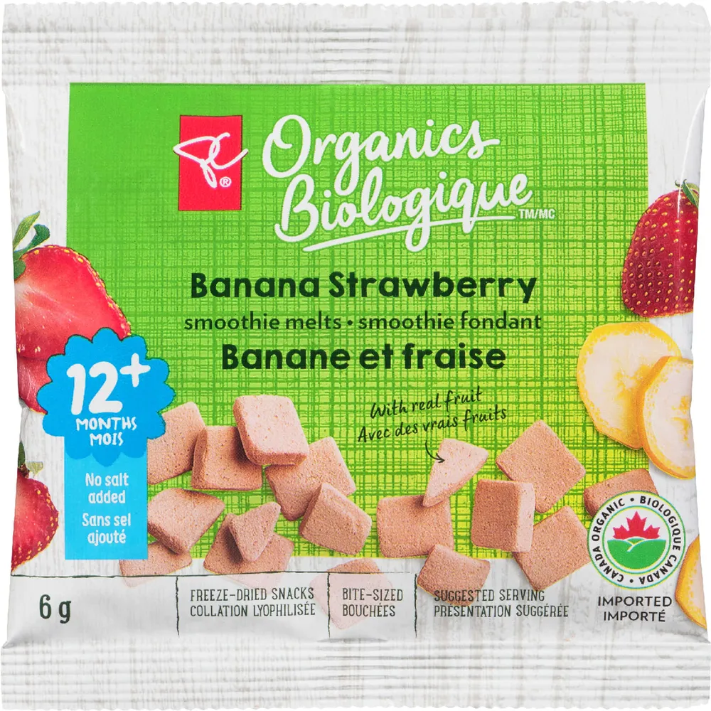 Smoothie Melts Banana Strawberry