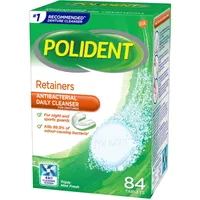 Polident for Retainers Daily Cleanser Triple Mint Fresh 84 tablets