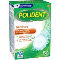 Polident for Retainers Daily Cleanser Triple Mint Fresh 84 tablets