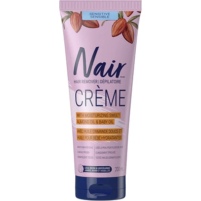 Sensitive Formula Hair Removal Crème with Sweet Almond Oil and Baby Oil