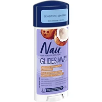 Glides Away Sensitive Formula Hair Remover for Bikini, Arms and Underarms with 100% Natural Coconut Oil plus Vitamin E