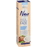 Prep & Smooth Face Hair Removal Cream - Soothing With Coconut Milk & Collagen