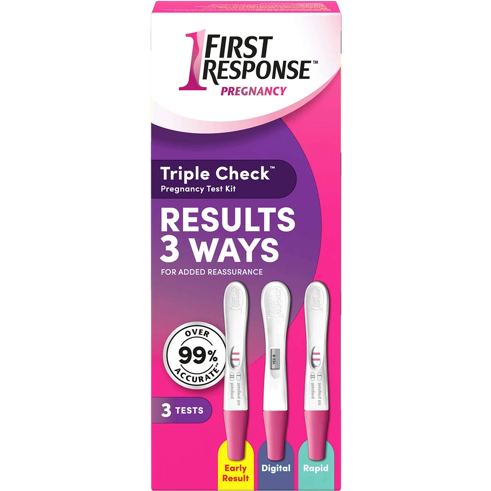 Triple Check Pregnancy Test Kit