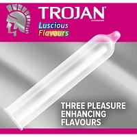 Luscious Flavours Coloured Lubricated Condoms