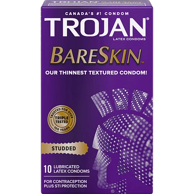 BareSkin Studded Condoms, Super Thin & Studded