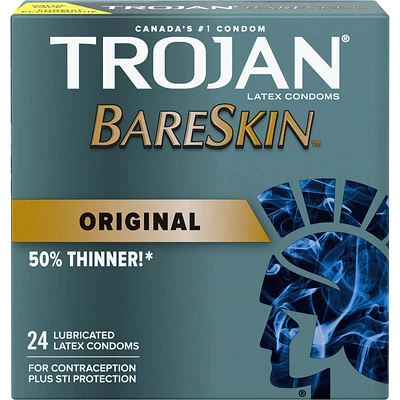 BareSkin Lubricated Condoms, Super Thin & Sensitive