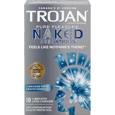 Naked Sensations Pure Pleasure Condoms, Extra Lubricated