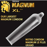 Magnum XL Extra Large Size Lubricated Condoms