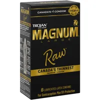 Magnum Raw Large Size Lubricated Condoms