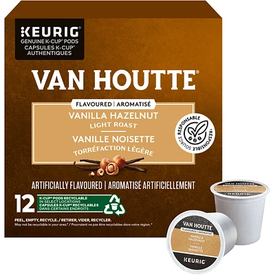 Vanilla Hazelnut, Light Roast, K-Cup Coffee Pods