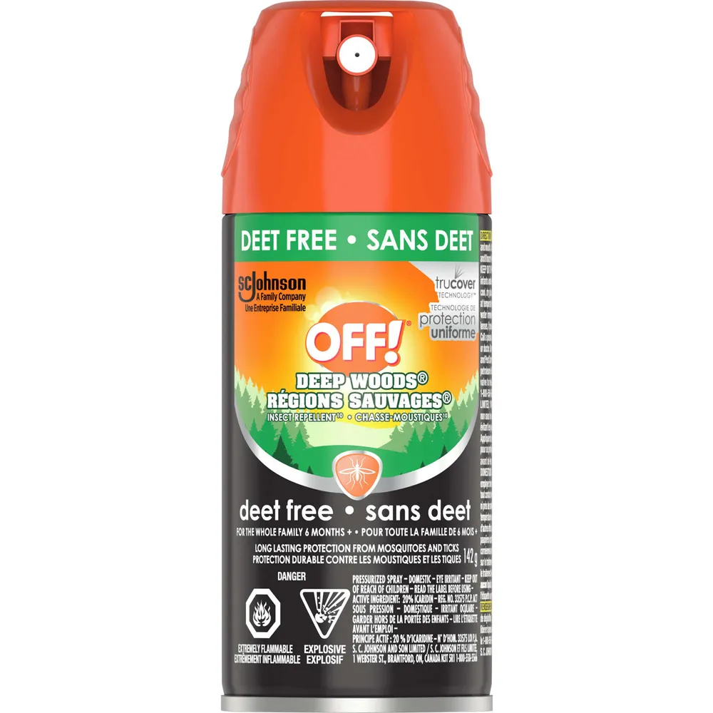 OFF!® Deep Woods® Aerosol Insect Repellent - Deet Free