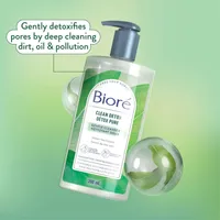 Bioré Clean Detox Cleanser, for Normal to Combination Skin