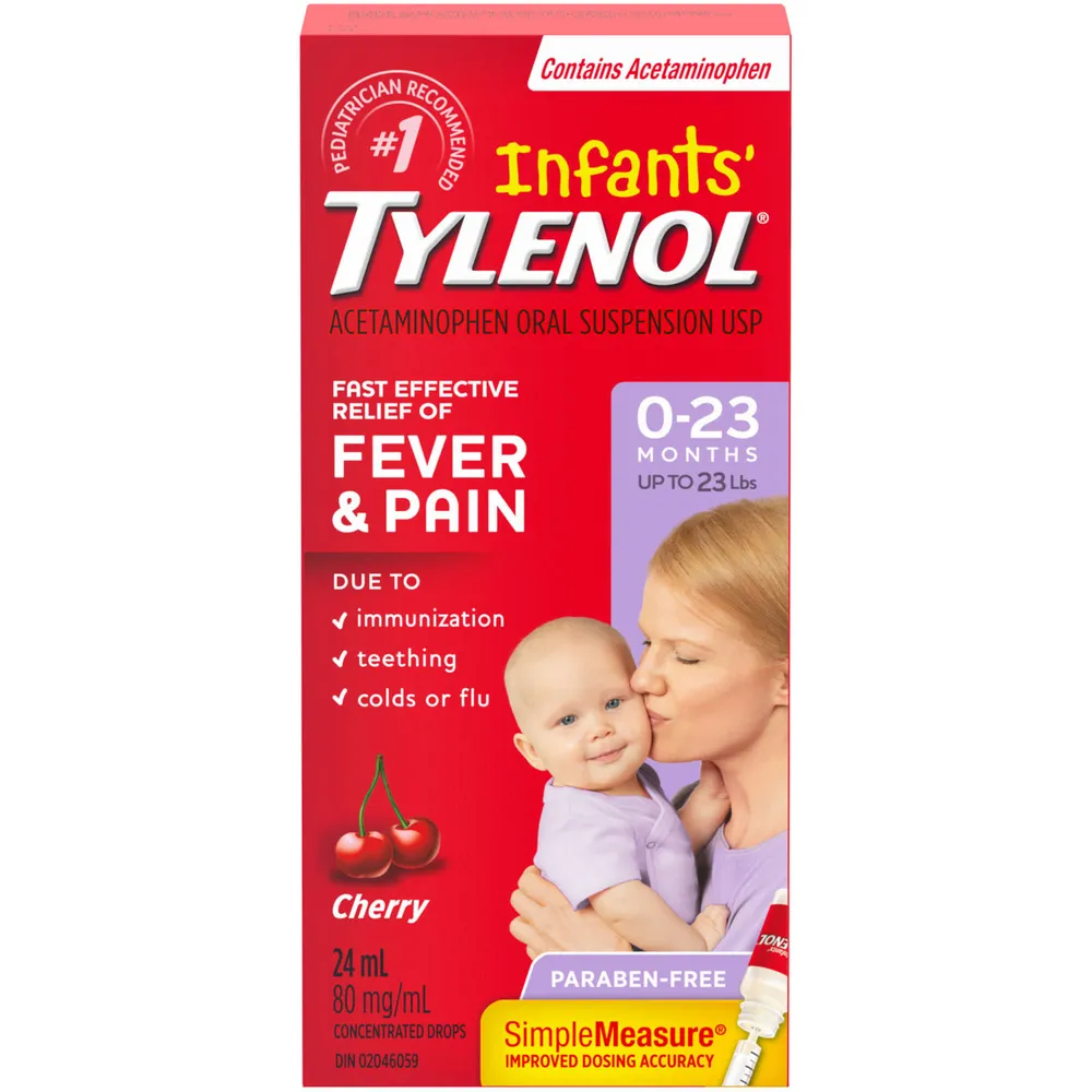 Infants' Medicine, Fever & Pain Drops