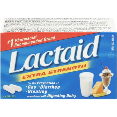 Lactaid Extra Strength Tablets, 40 Count
