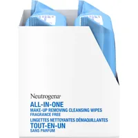 All In one makeup Remover fragrance free Facial Cleansing Wipes, Plant Based and Compostable, Special Value Twin Pack