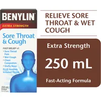 Extra Strength Sore Throat & Cough Relief Syrup