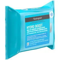 HydroBoost Facial Cleansing Makeup Remover Wipes with Hyaluronic Acid, compostable wipes made with 100% plant-based fibers