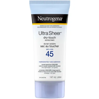 Sunscreen Lotion SPF 45, Ultra Sheer Dry-Touch Sun Cream