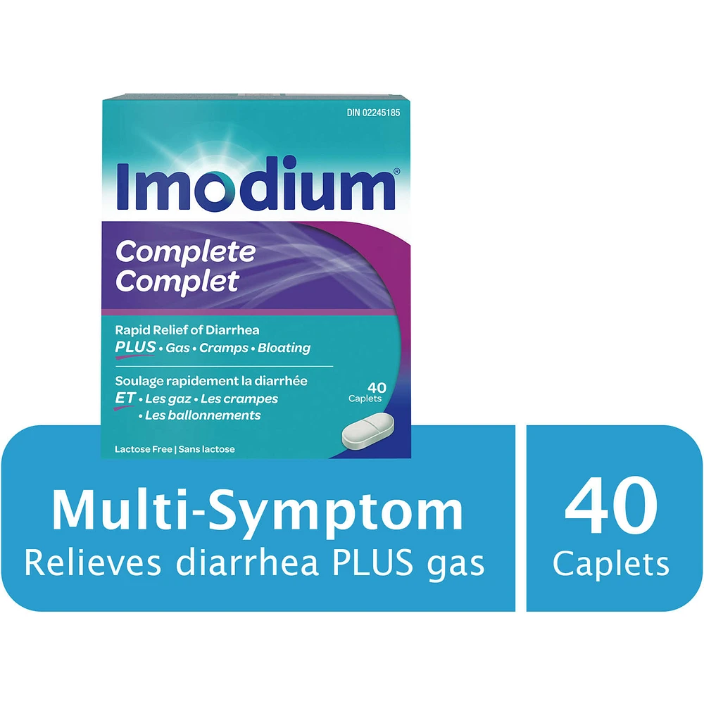Complete Antidiarrheal and Gas Relief Caplet