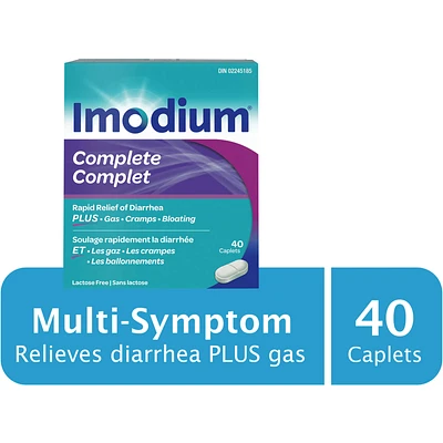 Complete Antidiarrheal and Gas Relief Caplet
