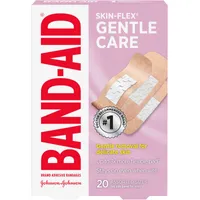 SKIN-FLEX Gentle Care Adhesive Bandages for minor Cuts and Scrapes. Assorted Sizes Small, Regular, Large, 20 ea