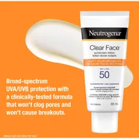 Clear Face Sunscreen SPF 50