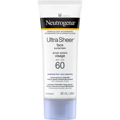 Ultra Sheer Face Sunscreen SPF 60