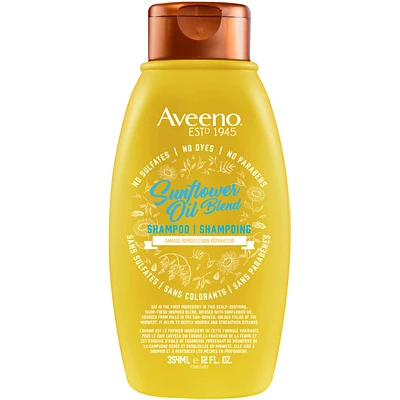 Deep Moisturizing Sunflower Oil Blend Shampoo with Oat, for Dry Damaged Hair, Dye, Paraben & Sulfate Surfactants Free
