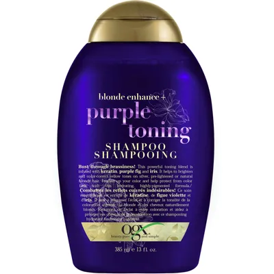 Blonde Enhanced + Purple Toning Shampoo, Blonde-Toning to Personalize Your Blonde