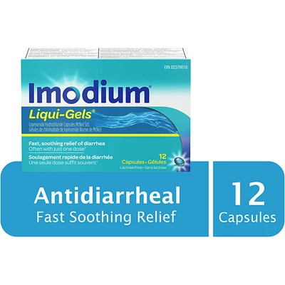 Imodium Liquid Gels 12s