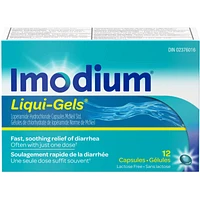 Imodium Liquid Gels 12s