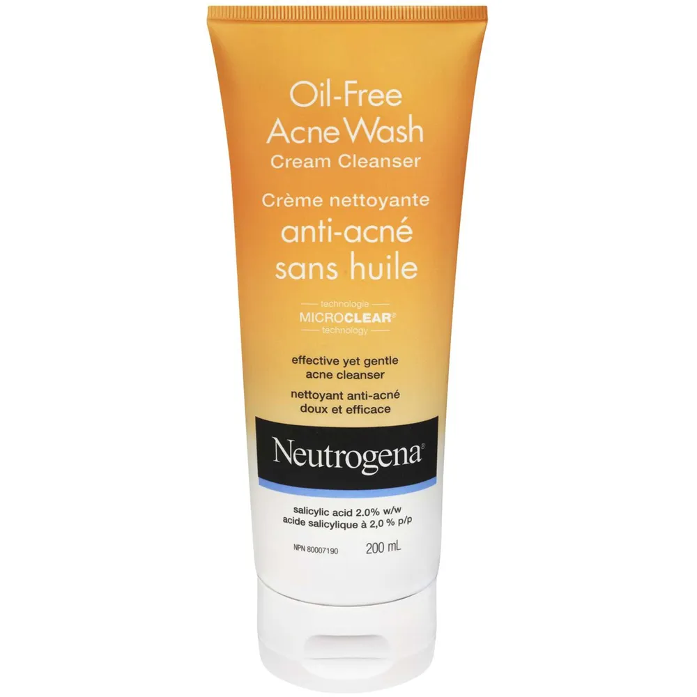 Oil-Free Acne Wash Cream Cleanser