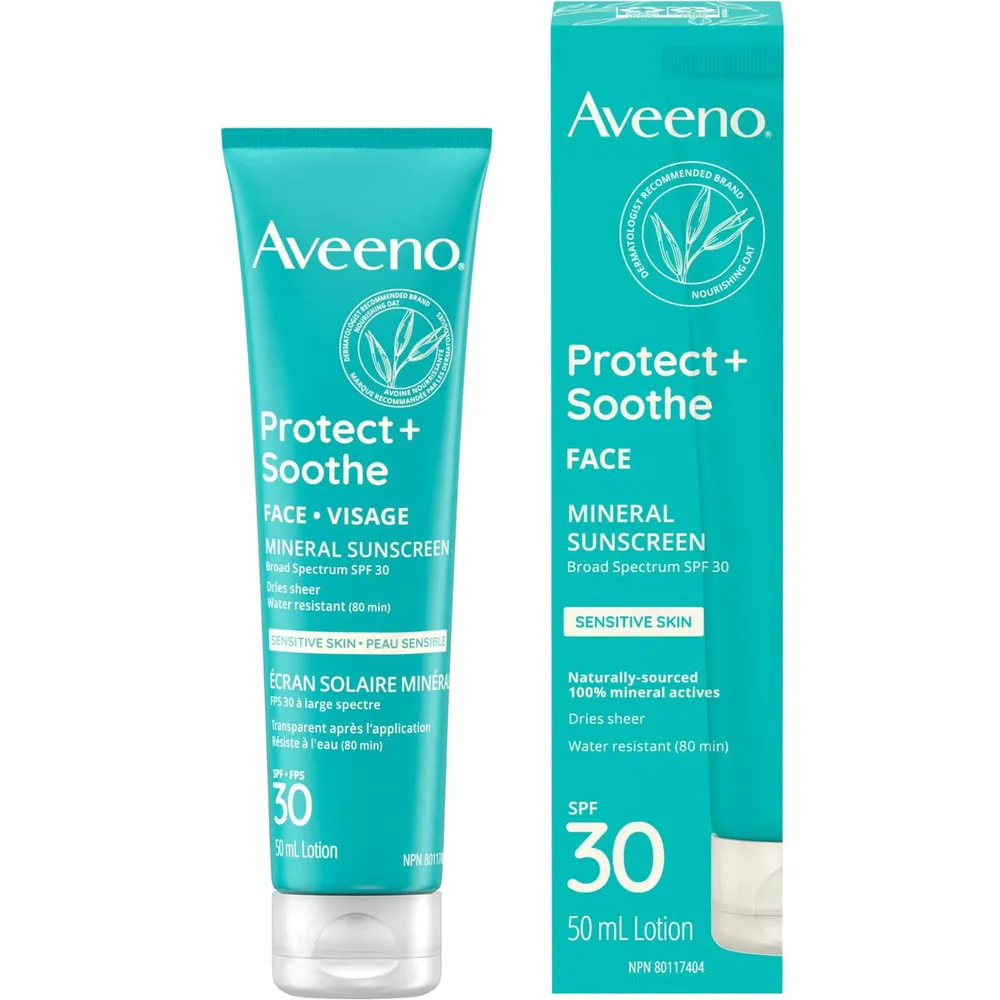 Protect  Soothe Face Mineral Sunscreen Spf 30