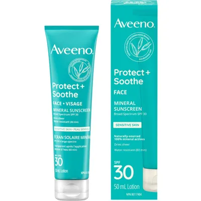 Protect  Soothe Face Mineral Sunscreen Spf 30