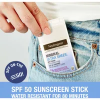 Mineral Ultra Sheer Dry-Touch Face & Body Sunscreen Stick SPF 50