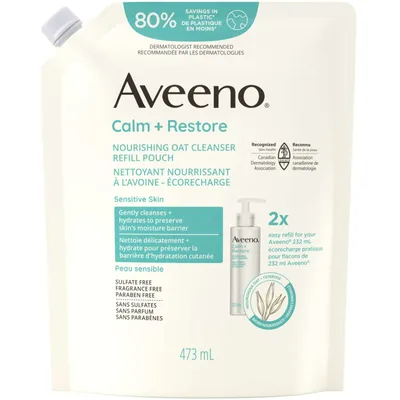 Calm + Restore Nourishing Oat Cleanser Refill Pouch