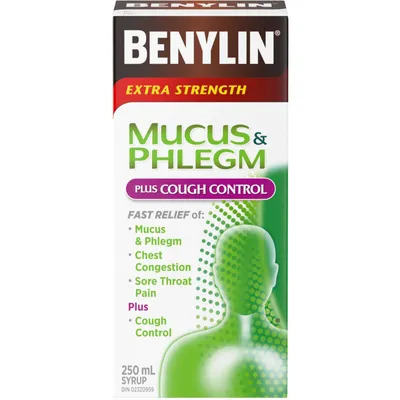 Extra Strength Cold, Mucus & Phlegh, Cough Control Syrup