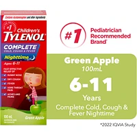 Children's Medicine, Complete Cold, Cough, & Fever, Apple