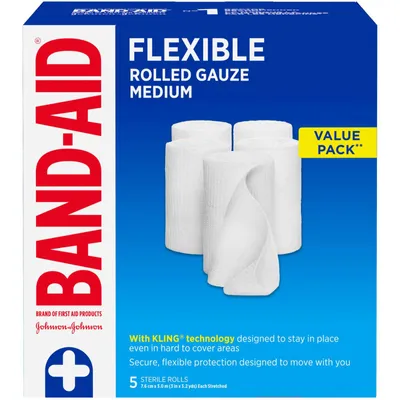 Rolled First Aid Gauze, 3 Inches by 2.1 Yards