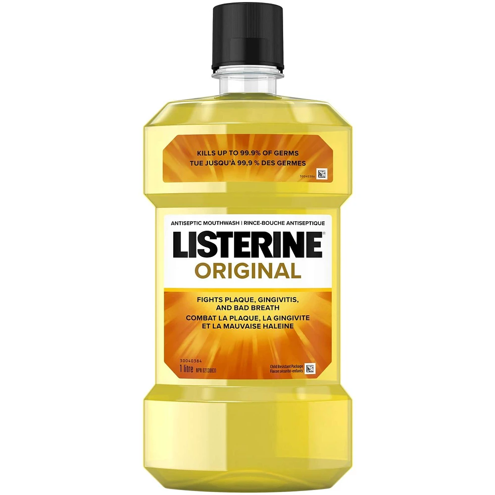 Listerine Original Antiseptic Mouthwash 1L